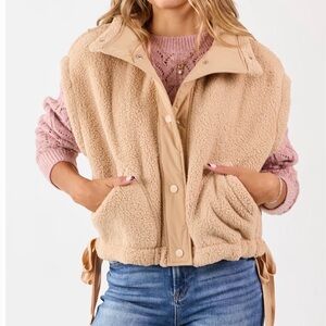 Vestique Beige Teddy Jacket